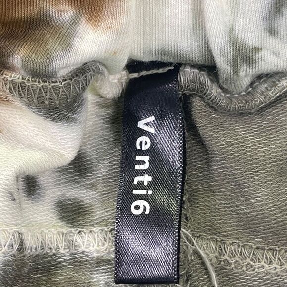 Venti6 Multicolor High Waisted Tie Dye Cotton Drawstring Jogger Pants Medium - Picture 4 of 10